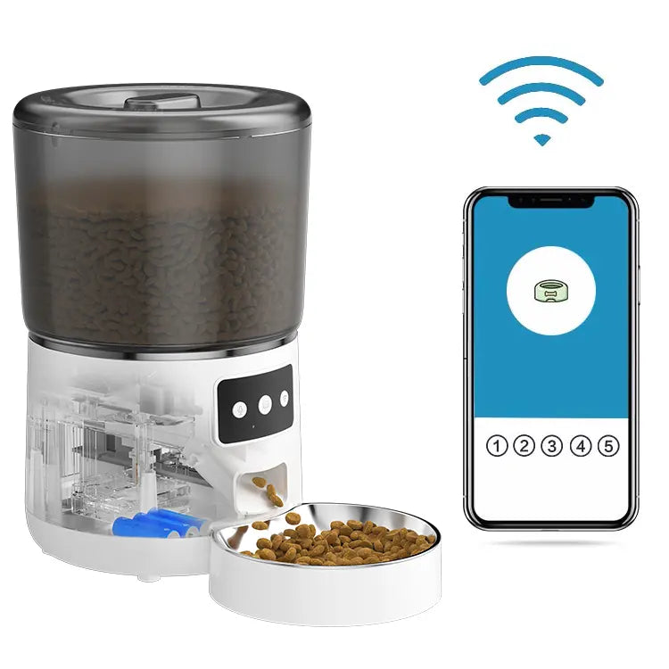 Automatic dry food dispenser, 4 liters